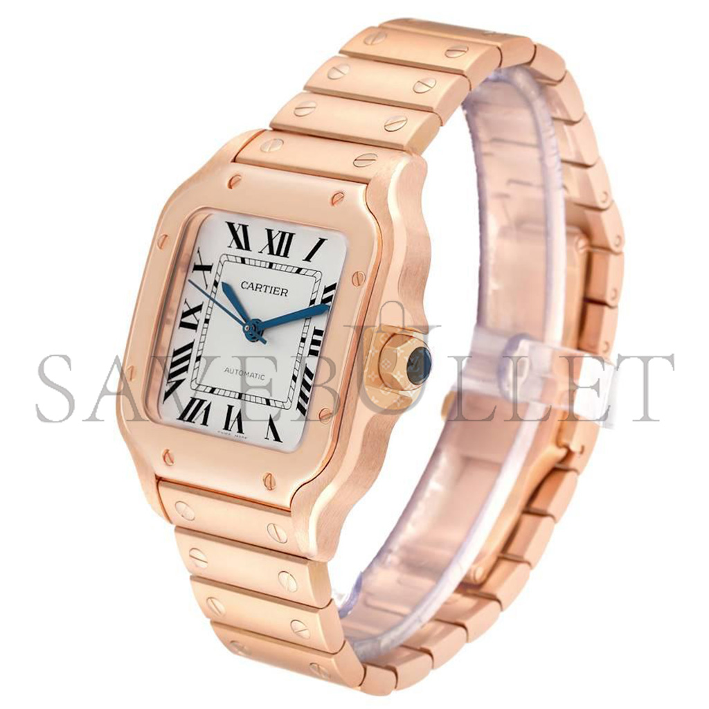 Ca*t*er santos rose gold midsize watch wgsa0008